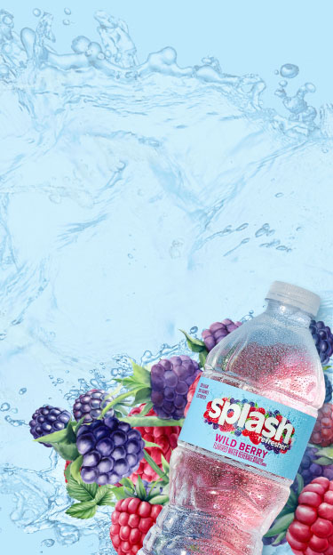 Black Cherry Sparkling Water Beverage | Splash Refresher