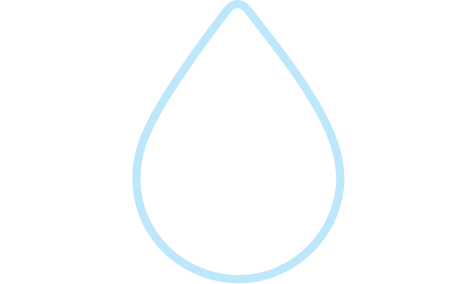 Splash water droplets - big