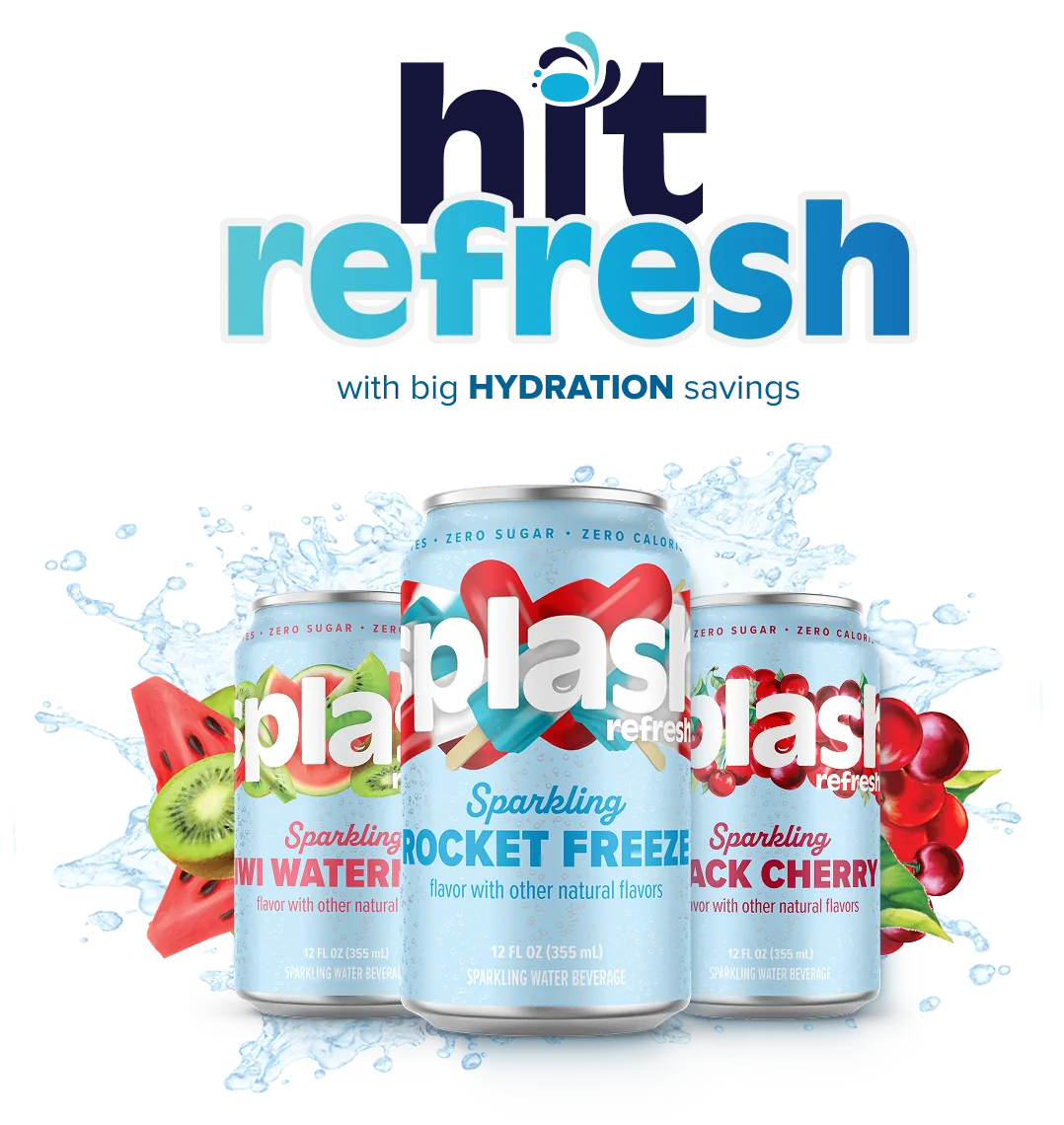Splash hit refresh image