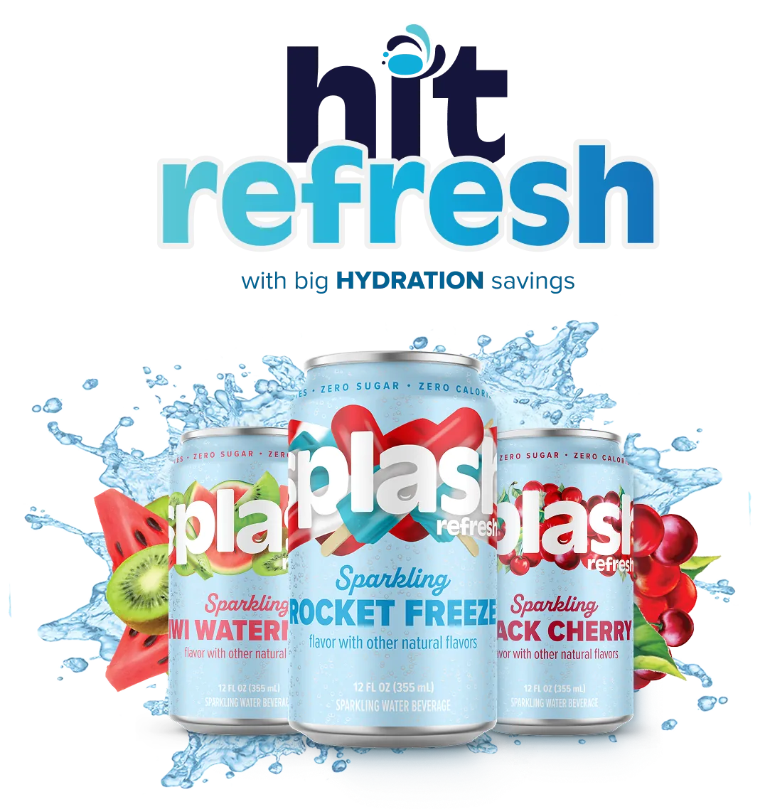 Splash hit refresh image