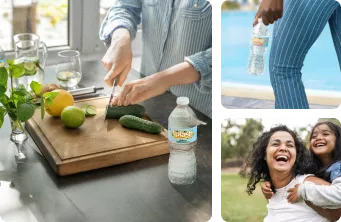 splash refresher drinkers at home collage